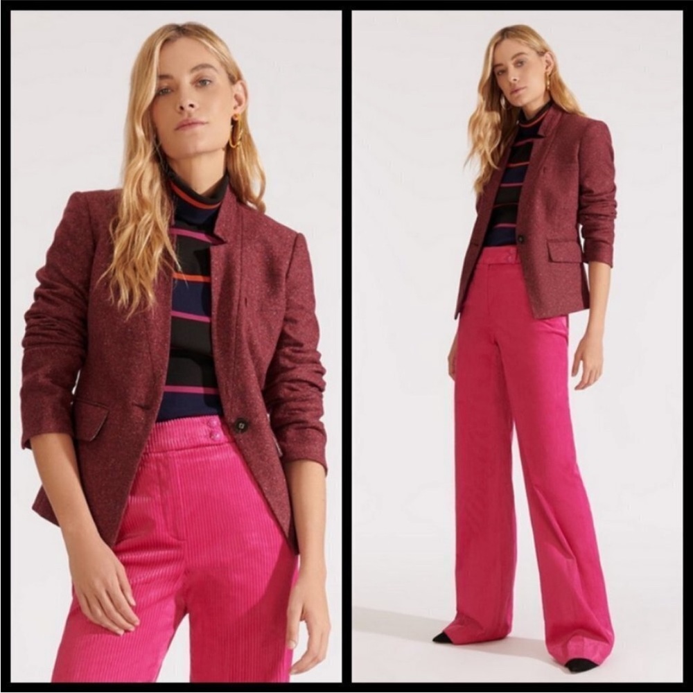 Veronica Beard Farley Burgundy